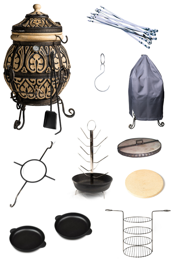 Tandoor Attica Clay Oven Full Set
