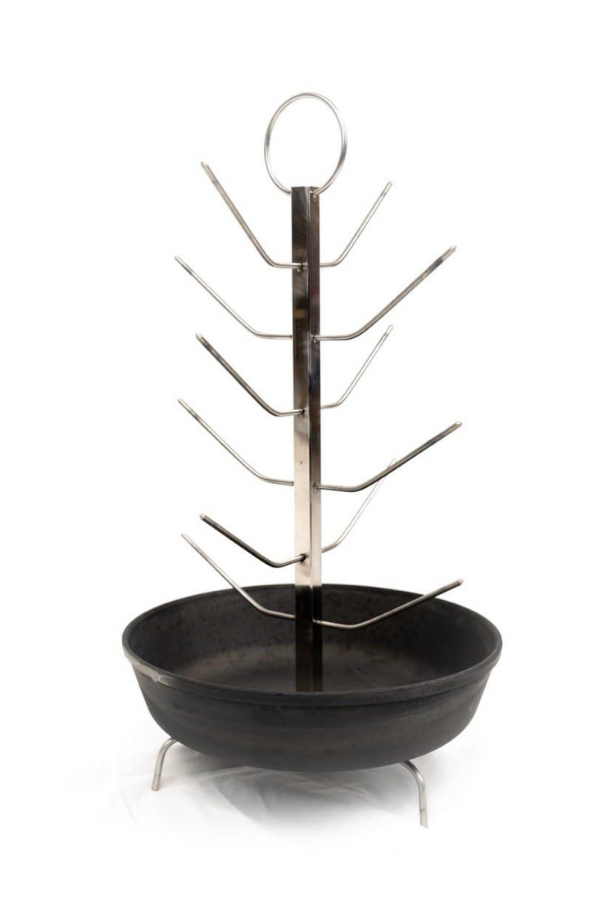 Meat Stand With Iron Pan