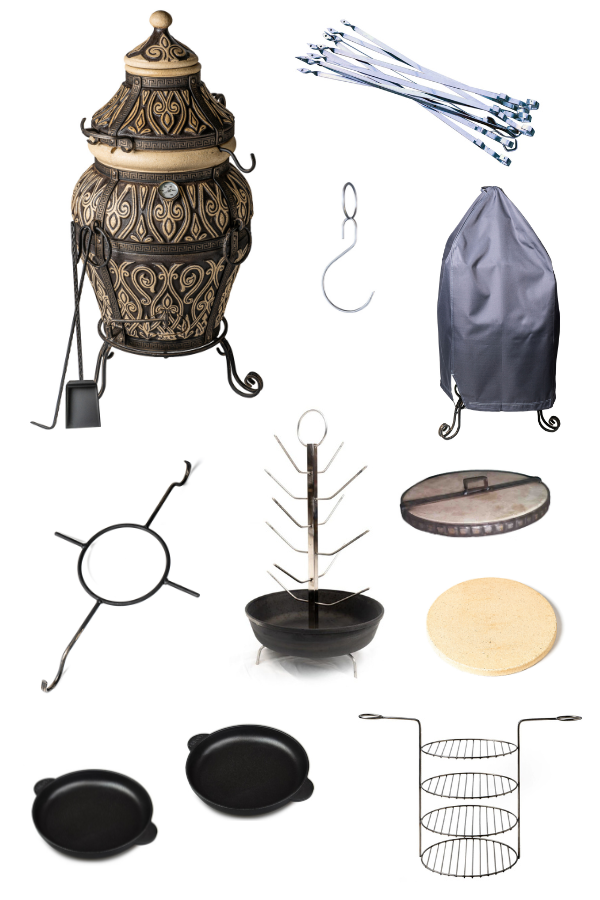 Tandoor Asian Clay Oven Full Set