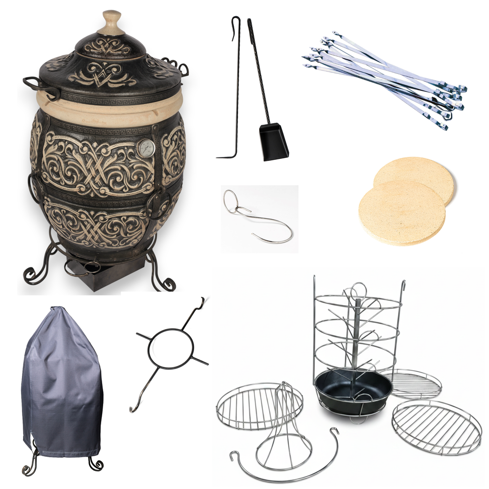 Tandoor Atlant Clay Oven Full Set New Lid Opening